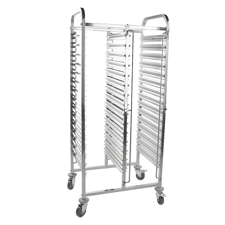 Hamoki Racking Trolley 30 Shelves Double Row for GN Pan1/1 - 301008 GN & Racking Trolleys Hamoki   