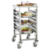 Hamoki Racking Trolley 6 Shelves with Work Table Top for GN Pan 1/1 - 301010 GN & Racking Trolleys Hamoki   