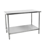 Hamoki Stainless Steel Prep Table Width 1200mm - 141003 Stainless Steel Centre Tables Hamoki   