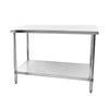 Hamoki Stainless Steel Prep Centre Table 1800w x 700d mm | 141046 Stainless Steel Centre Tables Hamoki