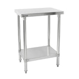 Hamoki Stainless Steel Prep Table Width 600mm - 141001 Stainless Steel Centre Tables Hamoki   