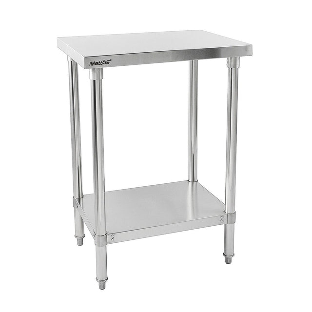 Hamoki Stainless Steel Prep Table Width 600mm - 141001 Stainless Steel Centre Tables Hamoki   