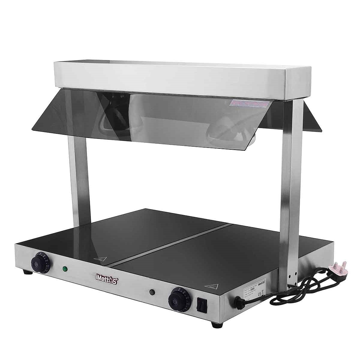 Hamoki Twin Lamp Electric Buffet Warmer with Hotplate - 101045 Electric Food Warmers Hamoki   