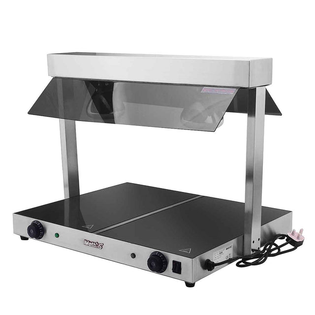 Hamoki Twin Lamp Electric Buffet Warmer with Hotplate - 101045 Electric Food Warmers Hamoki   