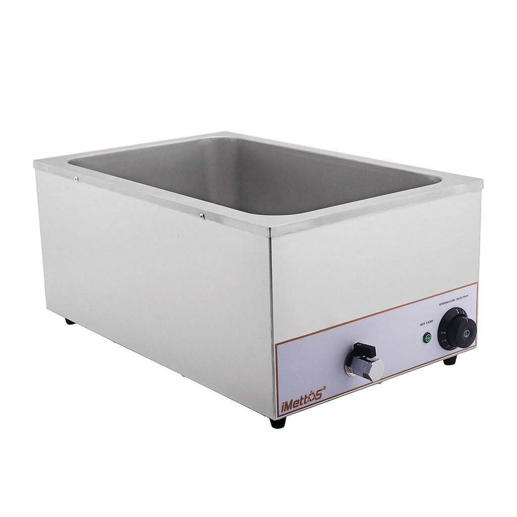 Hamoki Wet Well Heated Bain Marie With Tap 150mm Deep - 101032 Bain Maries Hamoki   