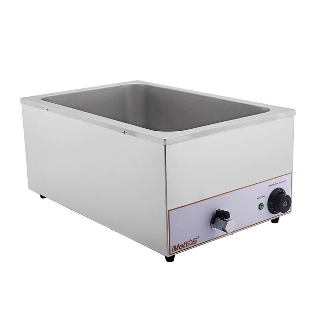 iMettos Wet Well Heated Bain Marie With Tap 150mm Deep - 101032 Bain Maries iMettos   