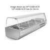 Infrico 1/4 Gastronorm Prep Top With Glass Cover 1493mm(W) - VIP1490B14CR VRX Topping Units Infrico   