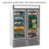 Infrico Double Glass Door Refrigerated Merchandiser 1000L - NEC1002RV Refrigerated Merchandisers Infrico   