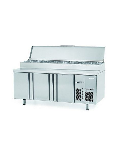 Infrico Refrigerated Counter - BMPP2000EN Pizza Prep Counters - 3 Door Infrico   