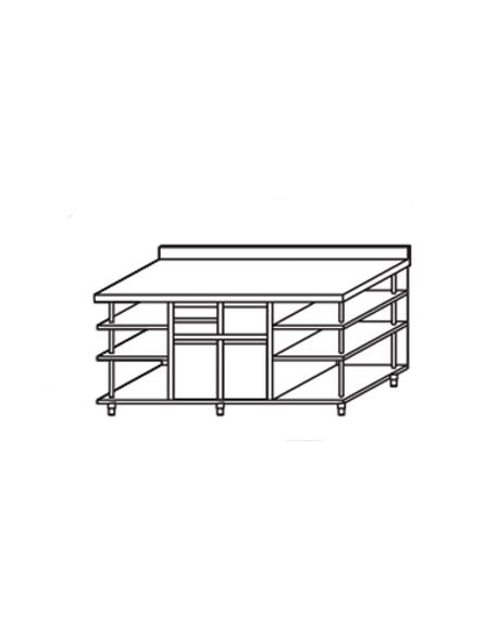 Infrico Stainless Steel Back Bar Coffee Unit - MCAF2000 Back Bar Coffee Units Infrico   