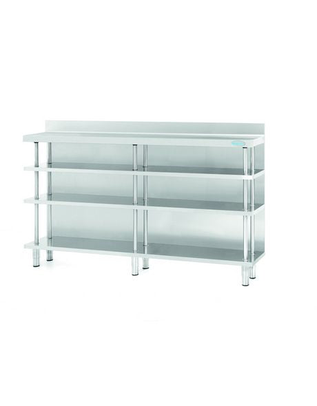 Infrico Stainless Steel Shelf Unit - ME30-1000 Chrome Wire Shelving and Racking Infrico   