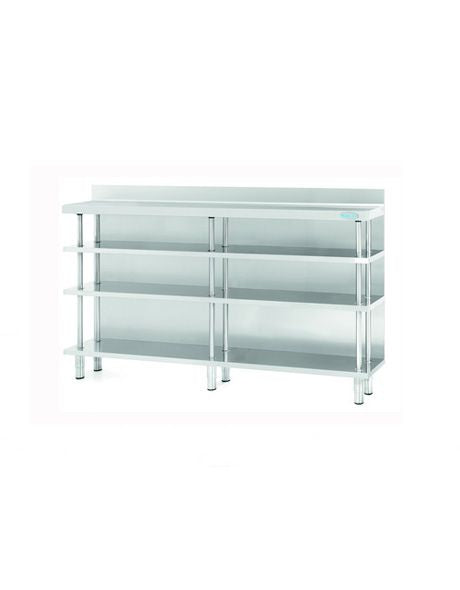 Infrico Stainless Steel Shelf Unit - ME60-2000 Chrome Wire Shelving and Racking Infrico   