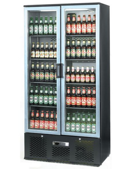 Infrico Upright Bottle Cooler - ZXS20 Upright Double Door Bottle Coolers Infrico   