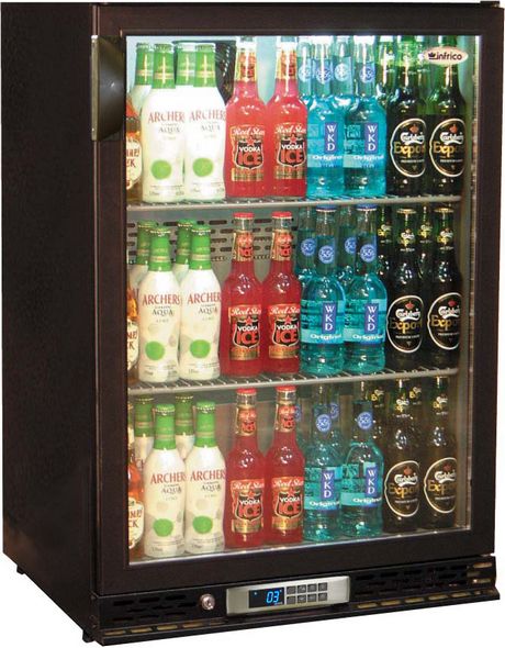 Infrico Upright Counter Bottle Cooler - ZX1 Single Door Bottle Coolers Infrico   