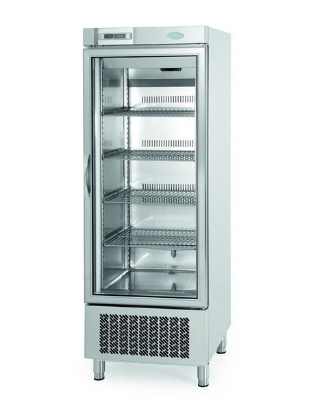 Infrico Upright Stainless Steel Freezer with Glass Door - AN501BTCR