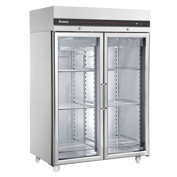 Inomak Double Glass Dr Heavy Duty 2/1 Refrigerator 1432L - CEP2144CR