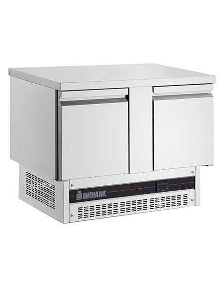 Inomak Saladettes - BPV7300 Refrigerated Counters - Double Door Inomak   