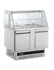Inomak Saladettes with display case - BSV7300
