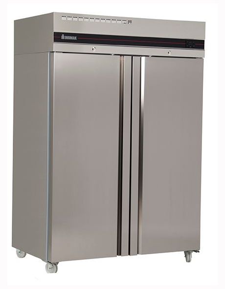 Inomak Upright SS 2/1 GN Freezer - CF2140-SL Refrigeration Uprights - Double Door Inomak   