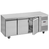 Interlevin 3 Door Gastronorm Counter Chiller Fridge - PH30 Refrigerated Counters - Triple Door Tefcold   