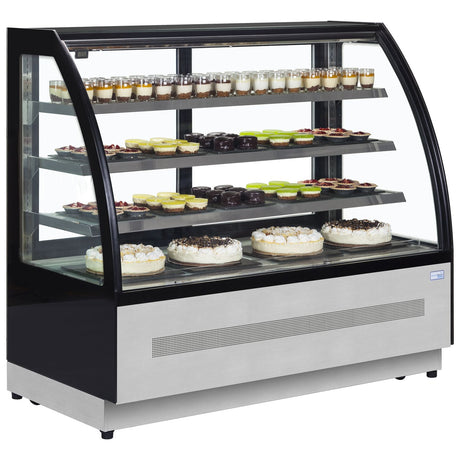 Interlevin Chilled Display Cabinet - LPD1500C Standard Serve Over Counters Tefcold   