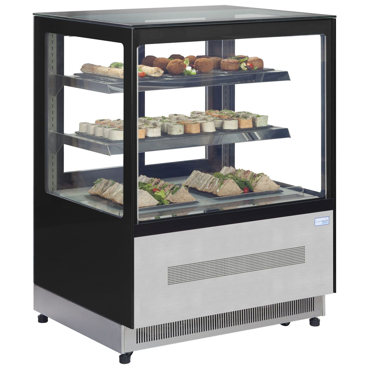 Interlevin Chilled Display Cabinet - LPD900F Standard Serve Over Counters Tefcold   