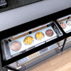Interlevin Chilled Display Cabinet Stainless Steel, Glass - LPD1500F Refrigerated Floor Standing Display Tefcold   