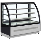 Interlevin Chilled Display Cabinet Stainless Steel, Glass - LPD1700C Refrigerated Floor Standing Display Tefcold   