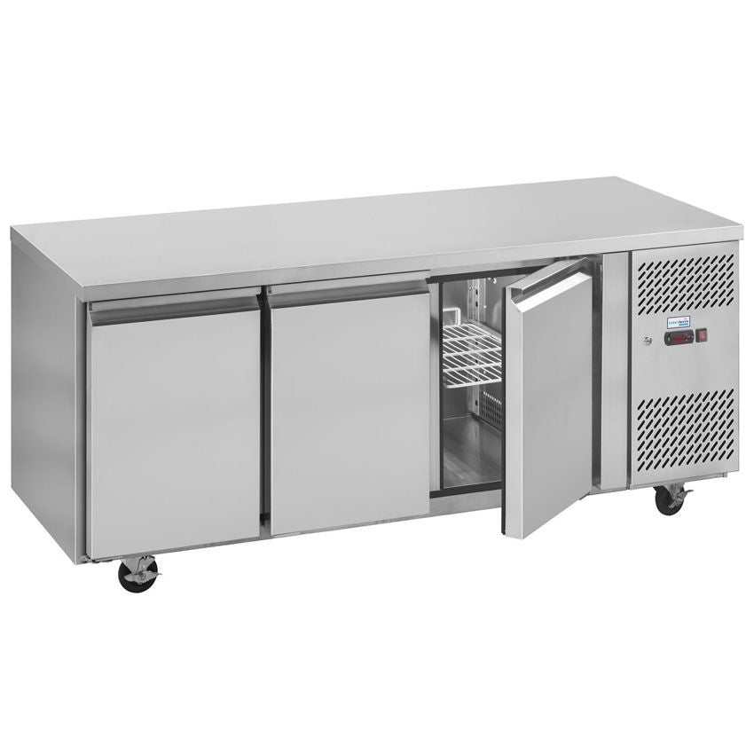 Interlevin Gastronorm Counter Freezer - PH30F Refrigerated Counters - Triple Door Tefcold   