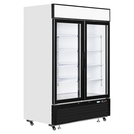 Interlevin Glass Door Display Freezer - LGF5000 Upright Glass Door Freezers Tefcold   