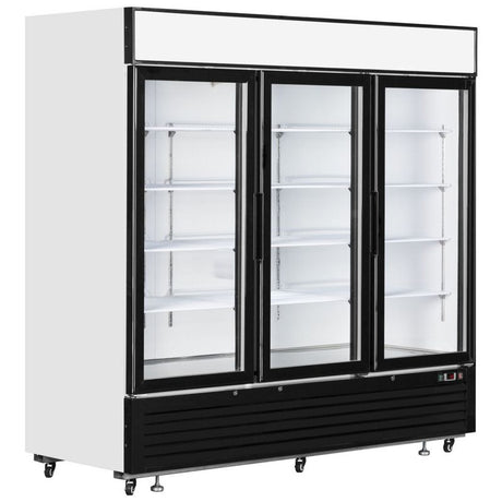 Interlevin Glass Door Display Freezer - LGF7500 Upright Glass Door Freezers Tefcold   