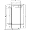Interlevin Single Glass Door Display Fridge - LGC2500 Upright Single Glass Door Chillers Interlevin   