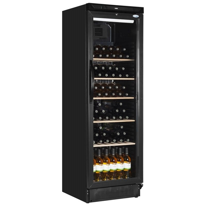 Interlevin Single Glass Door Wine Cooler Fridge - SC381WB Wine Coolers Tefcold   
