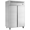 Interlevin Stainless Steel Solid Double Door Upright Fridge - CAR900 Refrigeration Uprights - Double Door Tefcold   