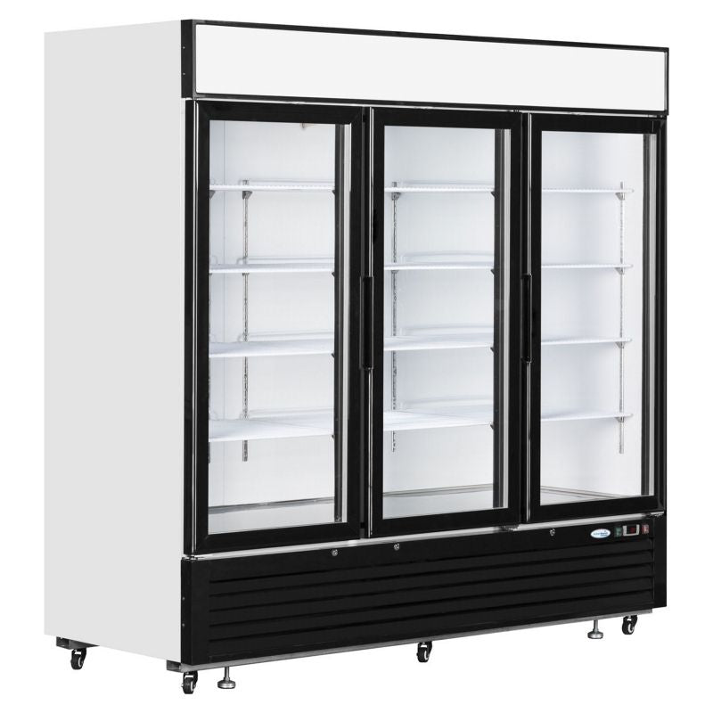 Interlevin Triple Glass Door Display Fridge - LGC7500 Refrigeration Uprights - Triple Door Interlevin   