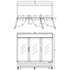 Interlevin Triple Glass Door Display Fridge - LGC7500 Refrigeration Uprights - Triple Door Tefcold   