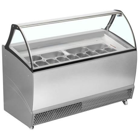 ISA Ventilated Scoop Ice Cream Display 13 x 5 Litre - BERMUDA RV13 Ice Cream Display Freezers ISA   