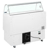 ISA Ventilated Scoop Ice Counter Cream Display 6 x 5ltr Napoli Pan - FIJI 6 Ice Cream Display Freezers ISA   