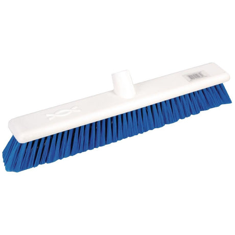 Jantex Hygiene Broom Soft Bristle Blue 18in - DN832