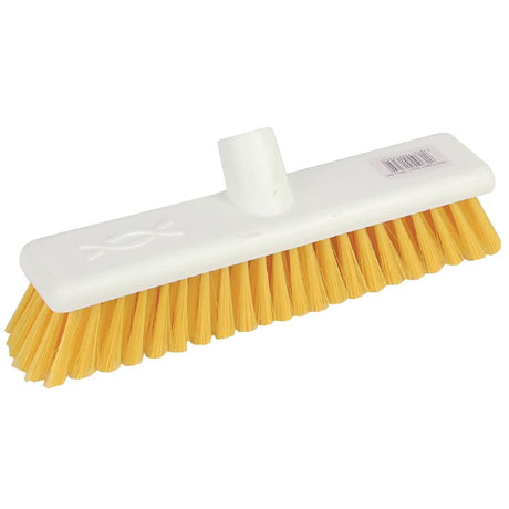Jantex Hygiene Broom Soft Bristle Yellow 12in - DN831