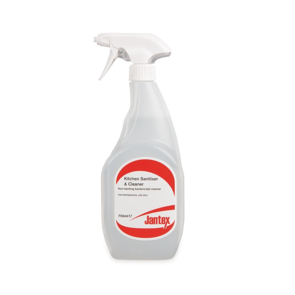 Jantex Kitchen Cleaner and Sanitiser Ready To Use 750ml (Single Pack) - CF968 Disinfectants & Sanitisers Jantex   