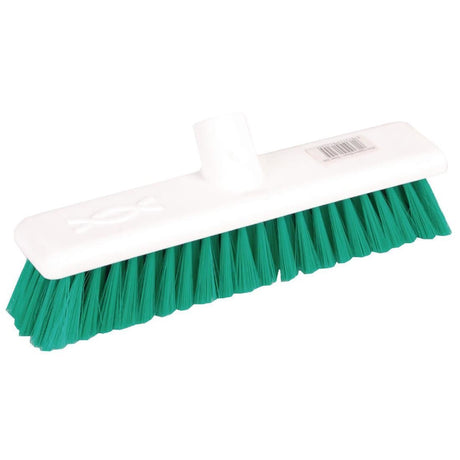 Jantex Soft Hygiene Broom Green 12in - GK873