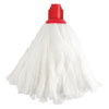 Jantex Standard Big White Socket Mop Head Red - DN821 Mop Heads Jantex   