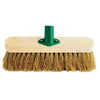 Jantex Wooden Broom Head Soft Coco 12in - CD796 Wooden Brooms Jantex   