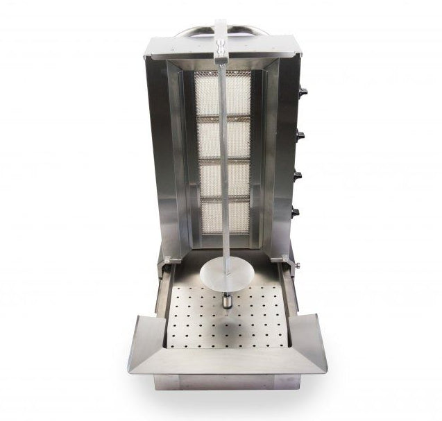 Kebab King 4 Gas Burner Doner Kebab Grill - GKLG151 Doner Kebab Grills Kebab King   