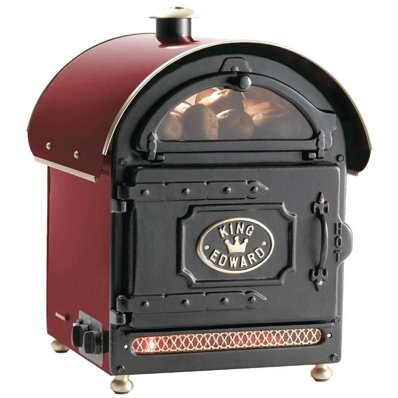 King Edward Potato Baker Small Black PB1FV - F455-BK Baked Potato Ovens King Edward   