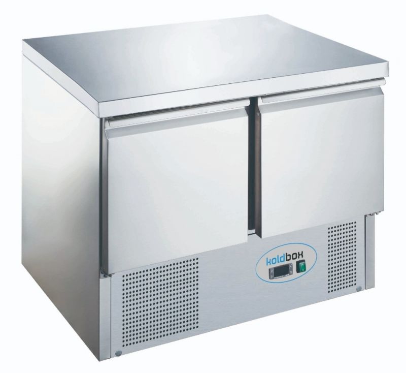 Koldbox Compact 240 Ltr 2 Door Refrigerated Prep Counter - KXCC2 Refrigerated Counters - Double Door Koldbox   