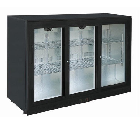 Hamoki Triple Door Bottle Cooler Sliding Doors - 241002 Triple Door Bottle Coolers Hamoki   