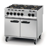 Lincat Opus 800 Gas Dual Fuel Oven Range OD8007 - DM509-N 4 & 6 Burner Ovens Lincat   
