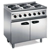 Lincat Silverlink 600 6 Burner Electric Oven Range ESLR9C Single Phase - CY009 4 & 6 Burner Ovens Lincat   